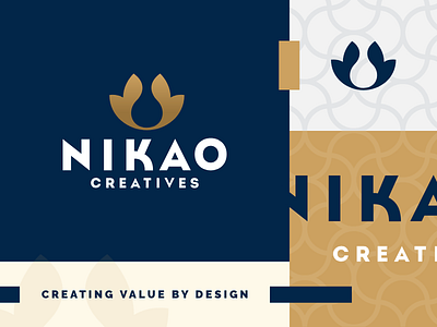 Nikao Logo brand branding creative agency logo monogram nikao nikao creatives