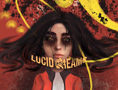 Lucid Dreams 3dcharacter 3dmodel abstract artwork creativity design digitalpainting dreaming dreams girl illustration imagine jacket luciddreams night