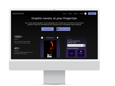 Graphic Novels Landing Page