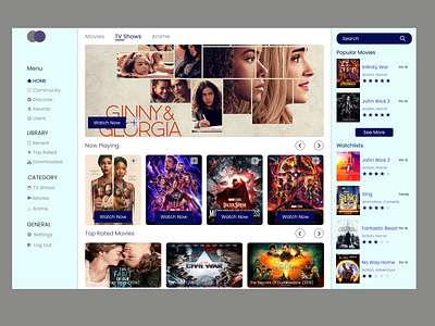 Movie Streaming Dashboard