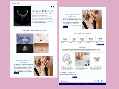 L-Laurent - Jewelry Landing Page