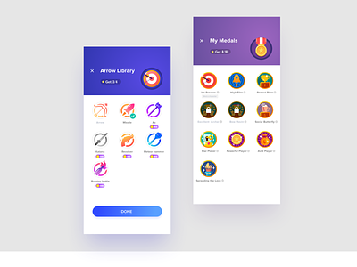 EchoMe - Discover New People - Achievements achievement app design icon mobile mobile game social