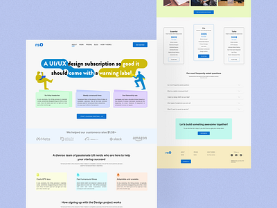 UI/UX larning website landing page 2022 3d animation branding design figma graphic design illustration landing [age landing page laptop mobile app motion graphics sajons ui uiux ux web website