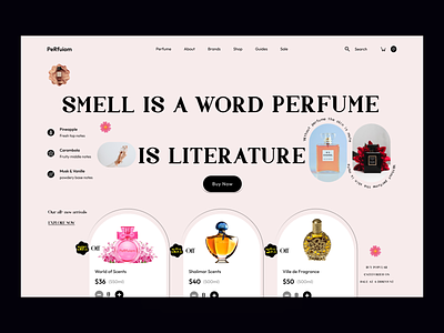 Perfume Web Design