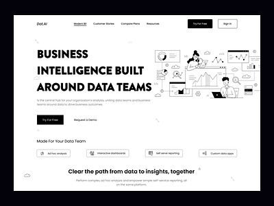 Business Data create web header