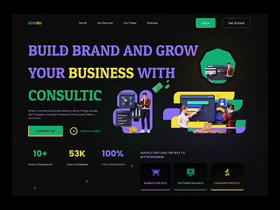 Business consultation agency WEB Header