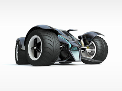 Mudster 3d cgi concept car vehicle