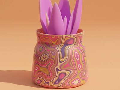 Plant 3d blender cg