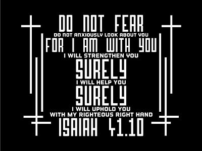Isaiah 41:10 bible verse isaiah isaiah 41:10 typography