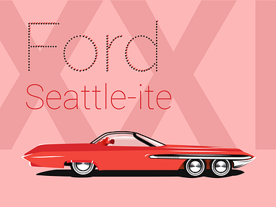 Ford Seattle-ite XXI car figma illustration vector