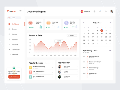 Course Admin management Dashboard