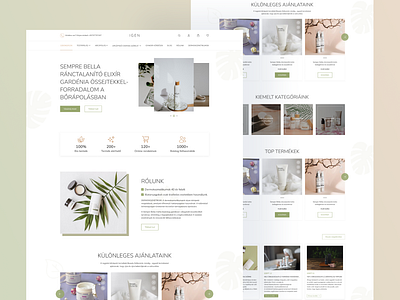 Skin Care Products Website beauty products website design landing page skin care beauty skin care landing page skin care products website ui website website desigh website landingpage