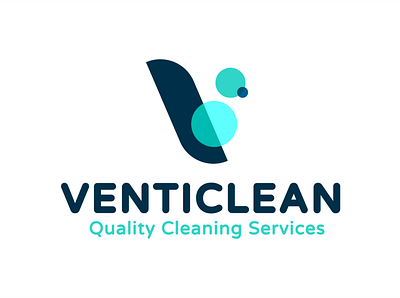 Venticlean - B2B Industrial Cleaning Services in Luxembourg adobe branding design graphic design identity design illustrator logo vectors