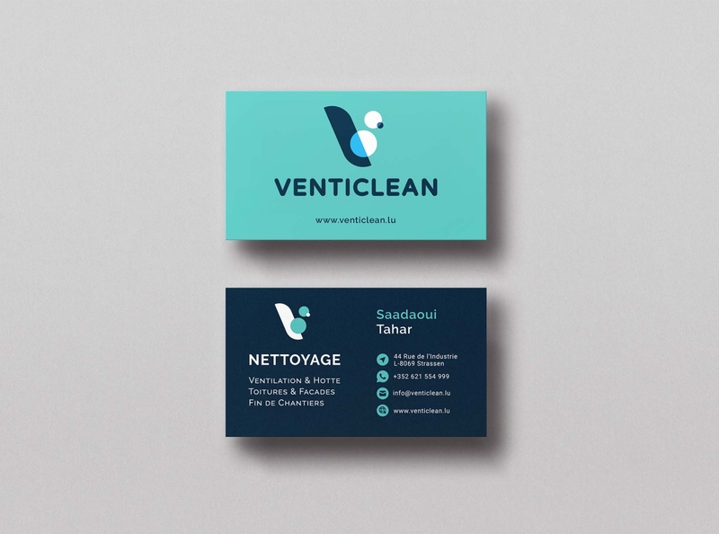 Graphic Design in Print for Venticlean - B2B Industrial Cleaning adobe branding design graphic design illustrator logo photoshop vectors