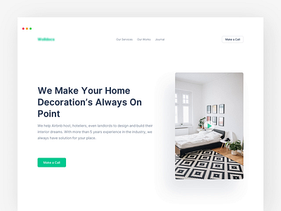 Airbnb's Interior Design Startup - Landing Page airbnb firm interior interior architecture landing page motion principle startup