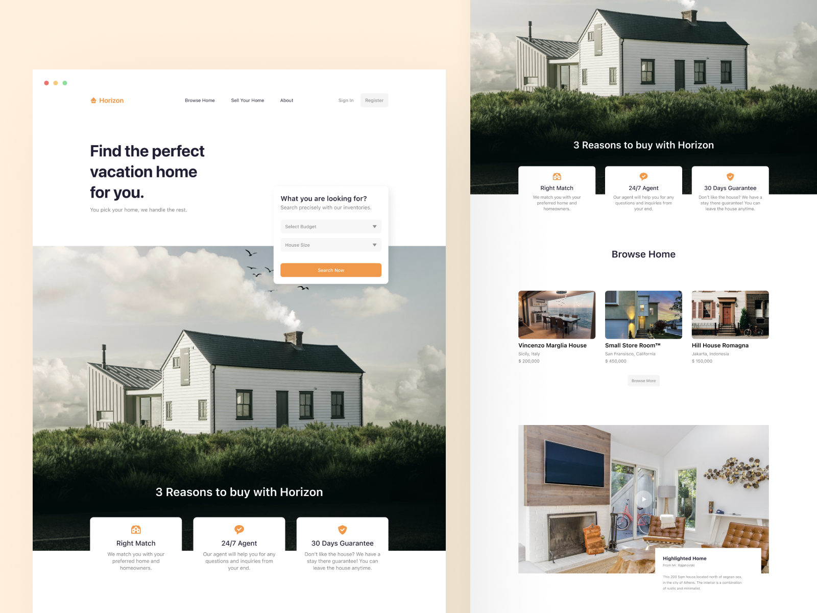 Housing Home Marketplace UI ♨︎ by Dimas Wibowo on Dribbble