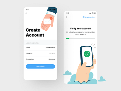 Sign Up UI Account