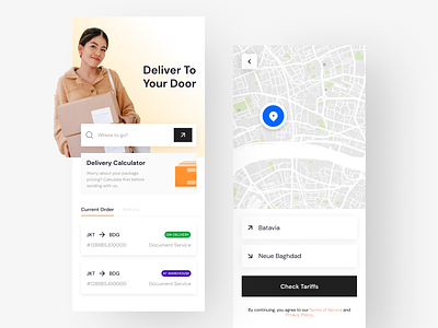 Delivery App Interface