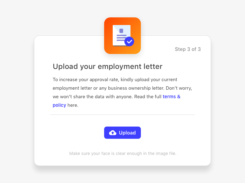 Document Verification Flow - Upload