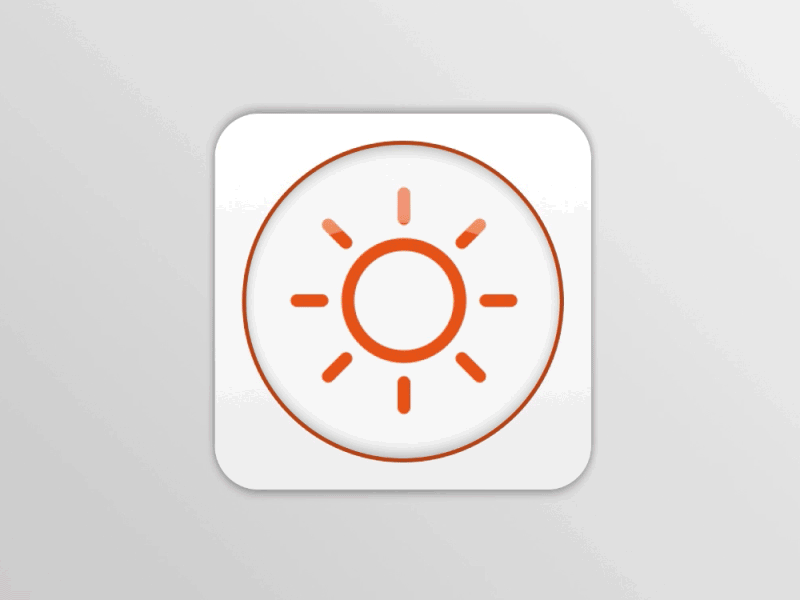 Daily UI 005 - App Icon (Animated) app daily daily ui dailyui design framerjs icon sketch ui ux weather