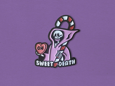 Oh Sweet Death Enamel Pin