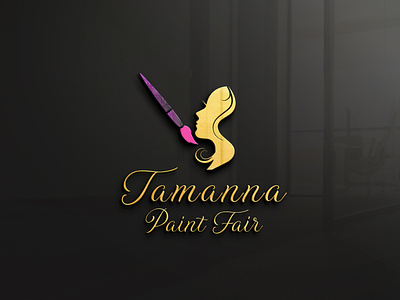Tamanna Paint Fair beauty logo branding corporate cosmatics logo fashion logo feminine logo flat logo graphic design illustration logo design luxury logo minimal logo minimalist modern logo painter logo spa logo