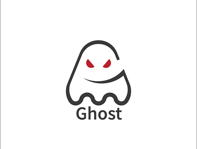 Letter G+Ghost Logo branding design illustration logo