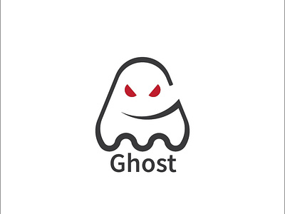 Letter G+Ghost Logo