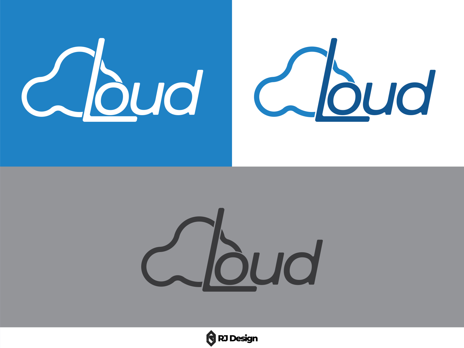 Cloud Logo by RJ Design on Dribbble