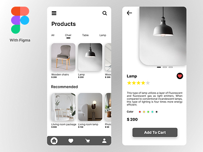 Mobile App - Interior Shop