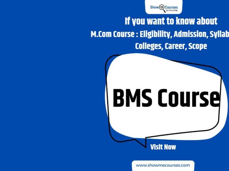 Bachelor In Management Studies BMS By Show Me Courses On Dribbble