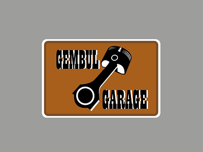 Gembul Garage brand branding cars garage graphic design illustration logo motocycle