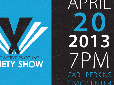 Variety Show Print Material poster print show type