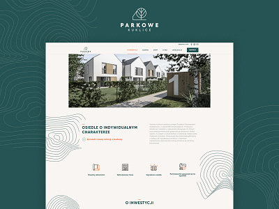 Parkowe Kuklice apartment selector apartments building selector landing page logo real estate real estate landing page real estate website web web design webdesign website websites