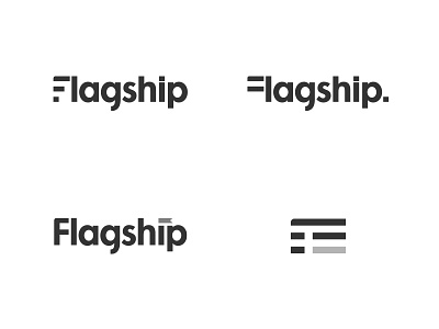 Flagship Concepts flag flagship futura logo