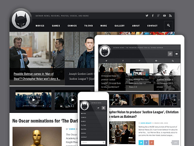 Batman-News batman responsive website wordpress