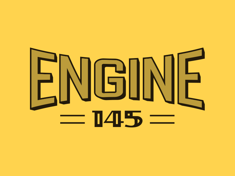Engine 145 logo refrigerator deluxe