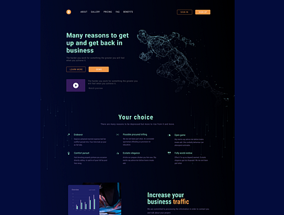 Data processing - Landing Page ui webapp