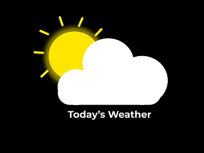 Daily UI Challenge 5/ Weather App Icon