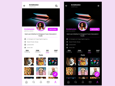 Daily UI Challenge 6/ User Profile