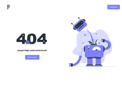 Daily UI Challenge 8 - 404 page