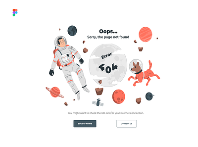 Daily UI Challenge 8 - Error page dailyui dailyui008 design illustration ui ux webapp website