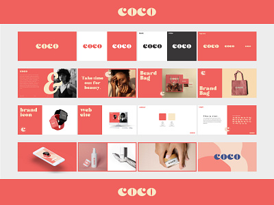 coco branding branding graphic design logo skin typography