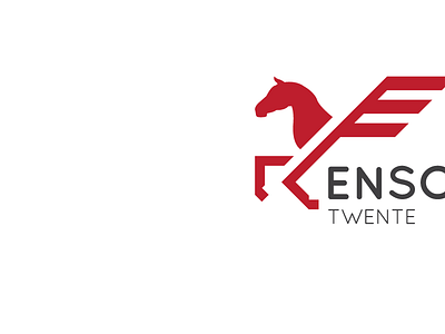 Airport logo v2 airport e enschede horse logo pegasus quicksand twente