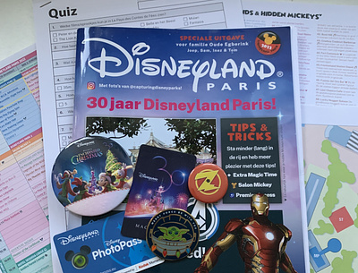 Disneyland Paris care package design disney disneyland disneylandparis dtp magazine