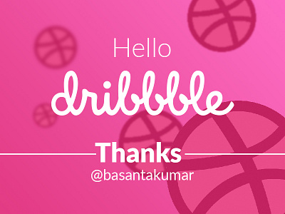 Hello Dribbble