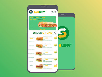 Subway Mobile App Design