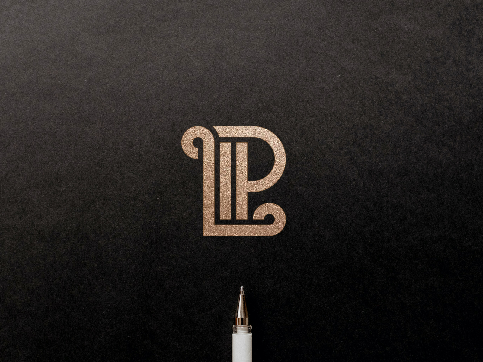 LP monogram by Drasko Stamatovic on Dribbble