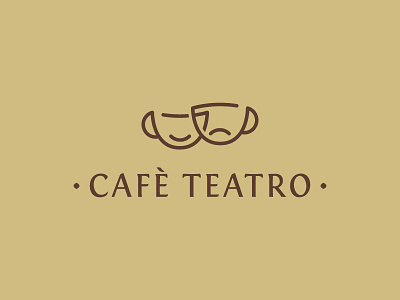 Cafè Teatro | Logo Design branding cafè clean coffee coffee bar restaurant design logo minimal simple teatro theatre
