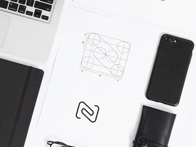 Netby | symbol design logo minimal n simple. letter type